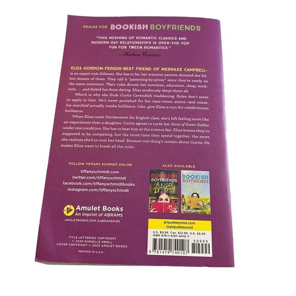 Talk Nerdy To Me A Bookish Boyfriends‎ Book By Tiffany Schmidt Paperback Book - Picture 6 of 7